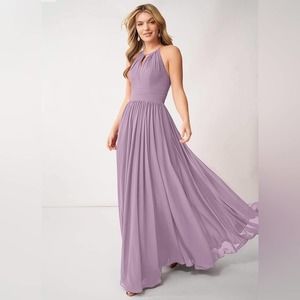 AZAZIE | “Cherish” Bridesmaid Wedding Dress in Wisteria Light Purple Size 4